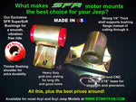 SFR Trail Proof Motor Mounts  Jeep 4.0L